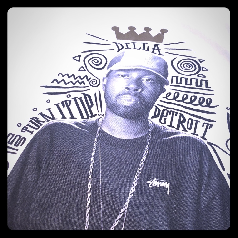 Stussy x J Dilla collab  XL limited edition tee